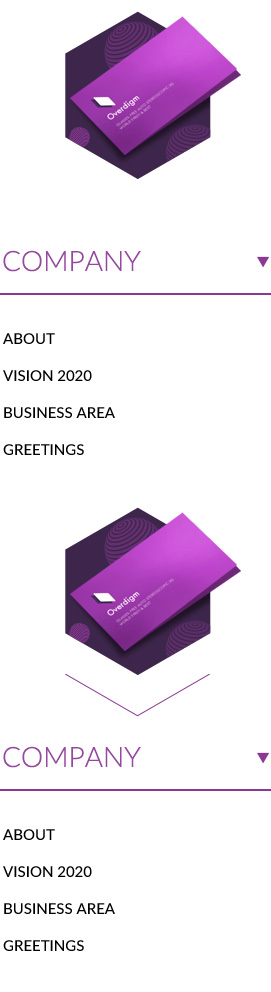 Company 1.About 2.Vision2020 3.Business area 4.Greeting